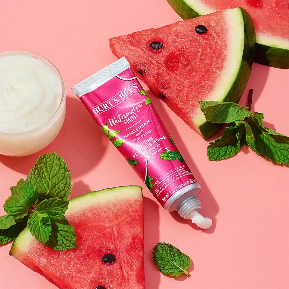 Burt’s Bees Watermelon and Mint Hand Cream Crème with Shea Butter